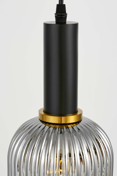 Светильник подвесной Lumina Deco LDP 1218-1 GY+BK