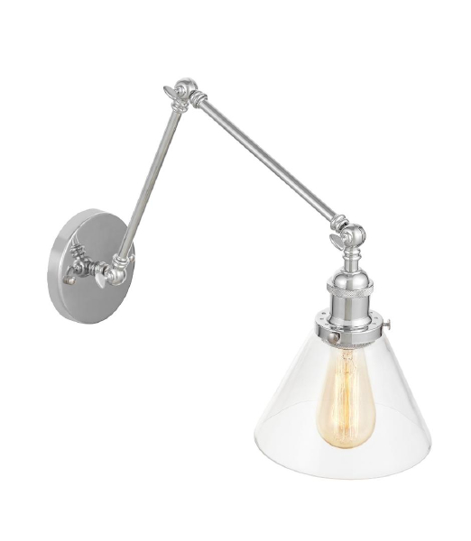 Настенное бра Lumina Deco LDW 6801-2 CHR+PR