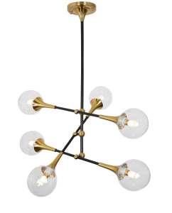 Потолочная люстра Vivaldo LDP 6027-6 BK+MD