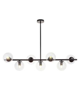 Люстра на штанге Fredica LDP 6030-7 BK+PR