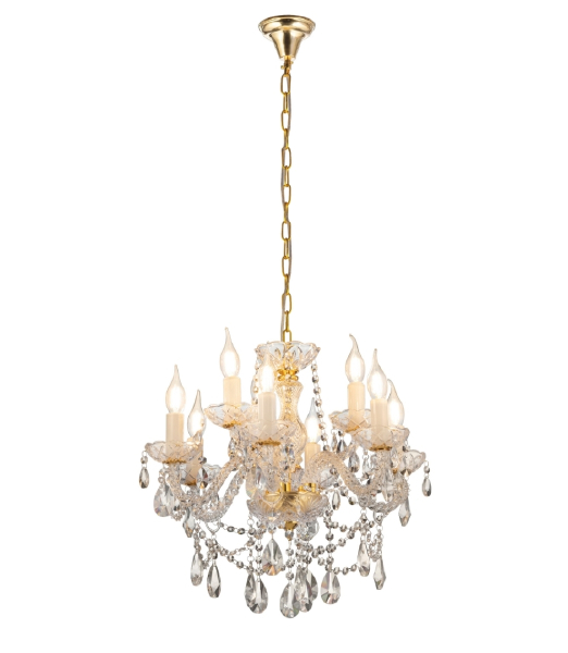 Подвесная люстра Eliza LDP 7026-6+3 SL+GD