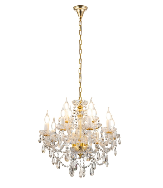 Подвесная люстра Eliza LDP 7026-8+4 SL+GD