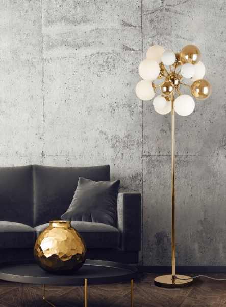 Торшер Galaksida LDF 8565-10/16 GD+TEA