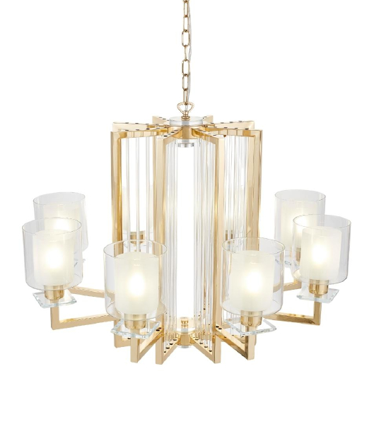 Подвесная люстра Manhattan LDP 8012-8 F.GD