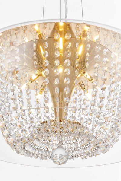 Подвесная люстра DISPOSA LDP 7018-500 PR+F.GD