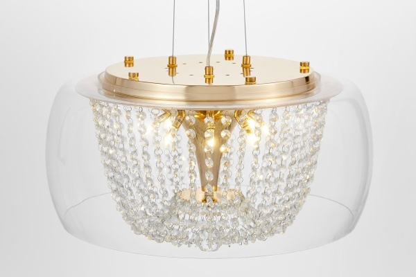 Подвесная люстра DISPOSA LDP 7018-500 PR+F.GD