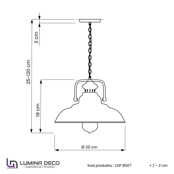Светильник подвесной Bardi LDP 8007 O.SL