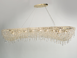 Подвесная люстра 10900 10910+15/S gold