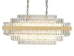 Подвесная люстра 31100 31136/S gold