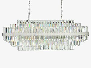 Подвесная люстра 31100 31148/S nickel