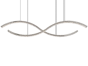 Подвесная люстра 8240 8242/160 chrome