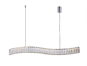 Подвесная люстра 8240 8243/90 chrome