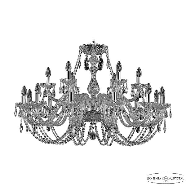 Подвесная люстра 101 101/12+6/360 Ni