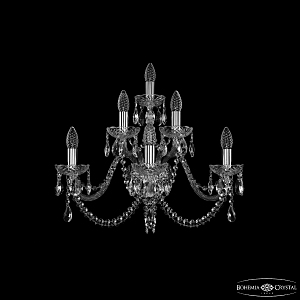 Настенное бра 1402 1402B/3+2+1/240 Ni