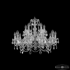 Подвесная люстра 1411 1411/10+5/240 Ni Leafs