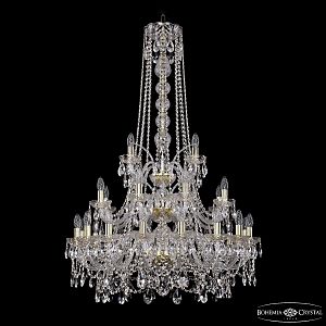 Подвесная люстра 1411 1411/16+8+4/300/h-131/3d G