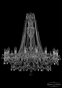 Подвесная люстра 1411 1411/16/400/Xl-115 Ni