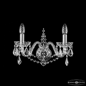 Настенное бра 1411 1411B/2/160 Ni Leafs