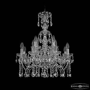 Подвесная люстра 1413 1413/8+4/200/XL-66 Ni