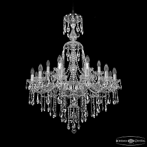 Подвесная люстра 1415 1415/12+6/300/XL-108 Ni