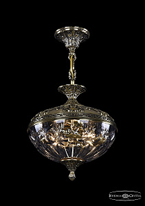Светильник подвесной Bohemia 1773/30 GB Clear/1E