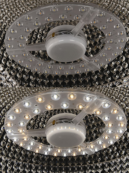 Потолочная люстра 1901 19011/45IV/LED-DIM Ni