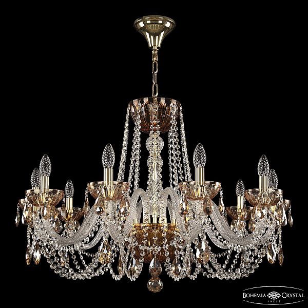 Подвесная люстра 5402 5402/10/300 G Amber/M-1H K721