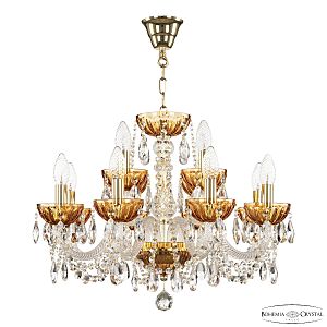 Подвесная люстра 5402 5402/8+4/195 G Amber/M-1H