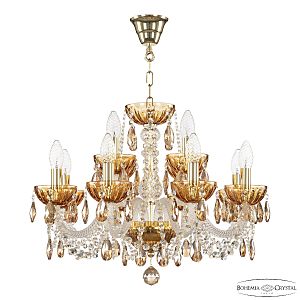 Подвесная люстра 5402 5402/8+4/195 G Amber/M-1H K721