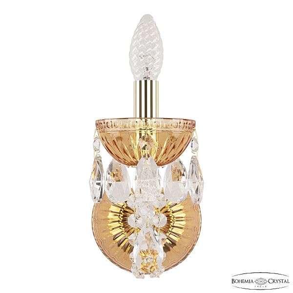 Настенное бра 5402 5402B/1/141 G Amber/M-1G