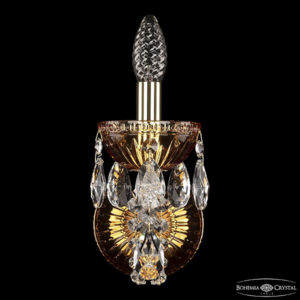 Настенное бра 5402 5402B/1/141 G Amber/M-1G