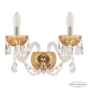Настенное бра 5402 5402B/2/165 G Amber/M-1G