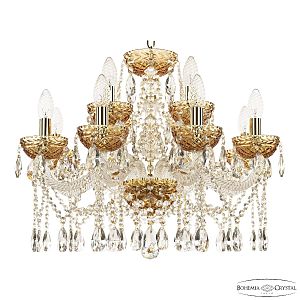 Подвесная люстра 5413 5413/8+4/200 G Amber/M-1F