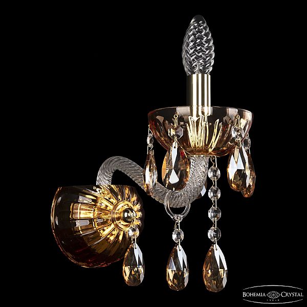 Настенное бра 5413 5413B/1/165 G Amber/M-1H K721