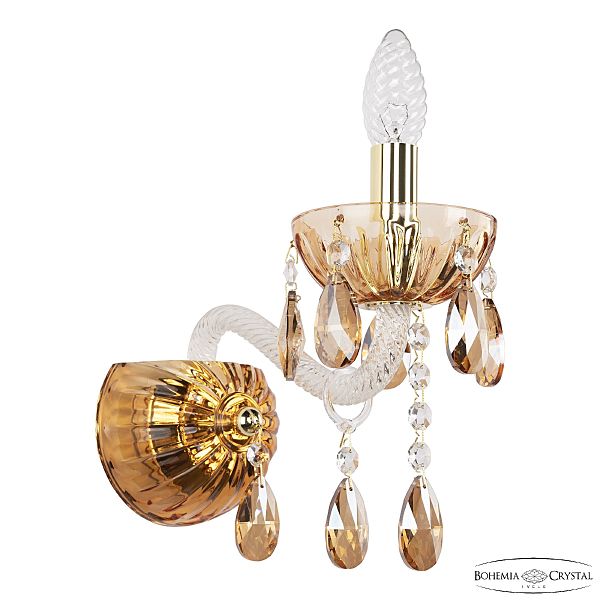 Настенное бра 5413 5413B/1/165 G Amber/M-1H K721