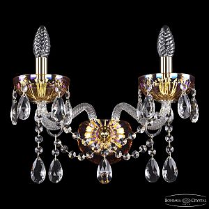 Настенное бра 5413 5413B/2/165 G Shampan/M-1H