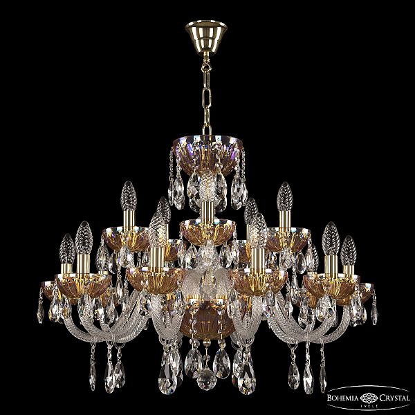 Подвесная люстра 5417 5417/10+5/240 G Shampan/M-1H