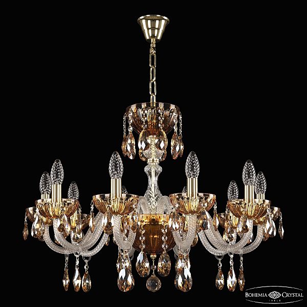 Подвесная люстра 5417 5417/10/240 G Amber/M-1H K721