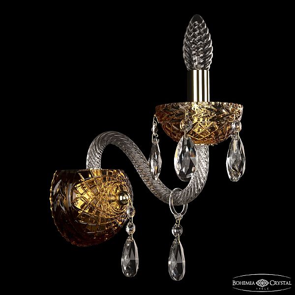 Настенное бра 5417 5417B/1/165 G Amber/M-1F