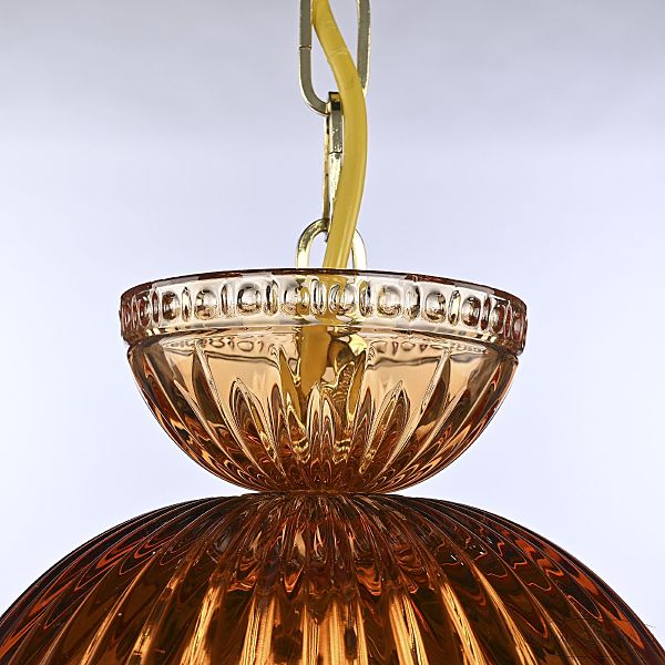 Светильник подвесной 5478 5478/22 G Amber/M-1G Leafs