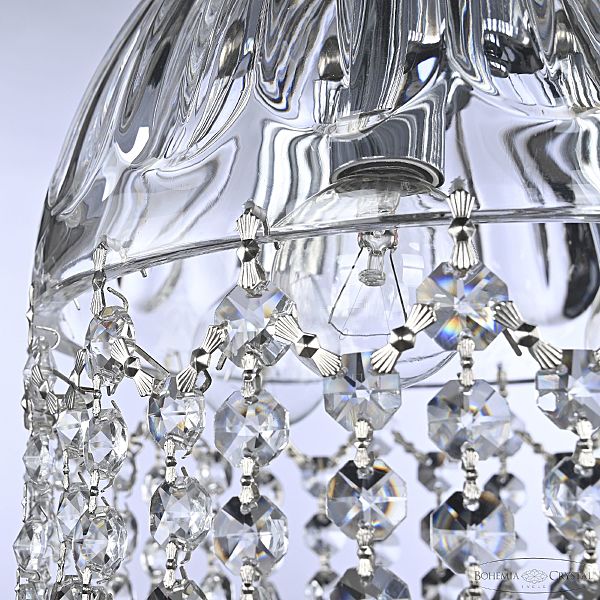 Светильник подвесной 5478 5478/22 Ni Clear/M-1H Leafs