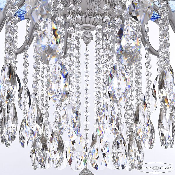 Подвесная люстра AL7801 AL78101/16+8+8/300/3d B WMN P Aquamarine/M-1F