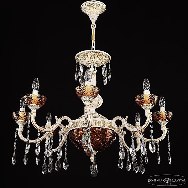 Подвесная люстра AL7801 AL78101P/8/250 A WMG P Amber/M-1F