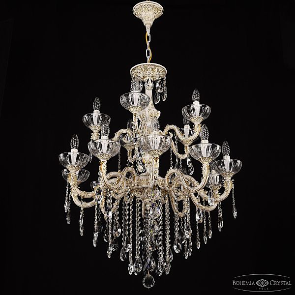 Подвесная люстра AL7901 AL79101/10+5/250/2D B WMG P Clear/M-1H
