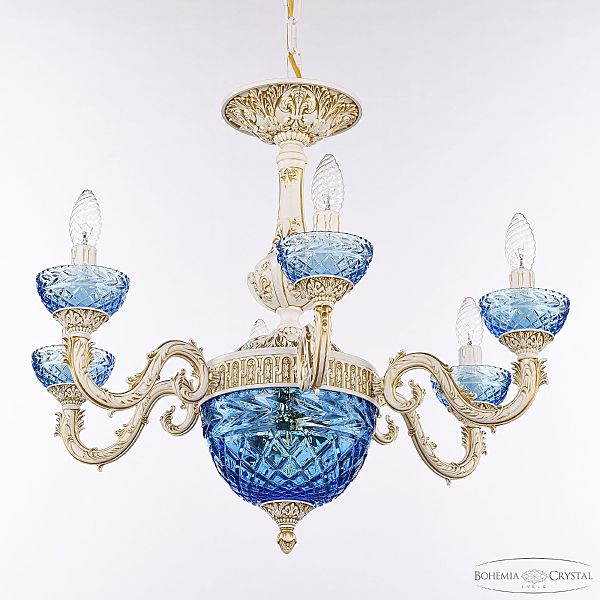 Подвесная люстра AL7901 AL79101P/6/175 WMG P Aquamarine/M-1F