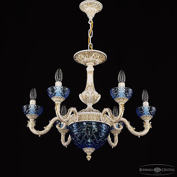 Подвесная люстра AL7901 AL79101P/6/175 WMG P Aquamarine/M-1F