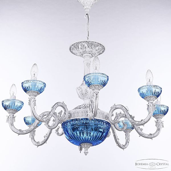 Подвесная люстра AL7901 AL79101P/8/250 WMN P Aquamarine/M-1G