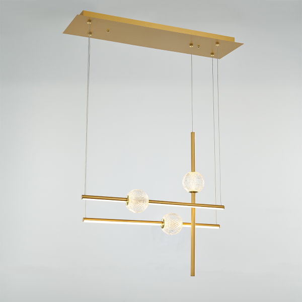 Подвесная люстра MD21001050 MD21001050-3B gold