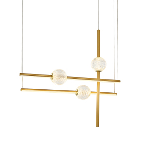 Подвесная люстра MD21001050 MD21001050-3B gold