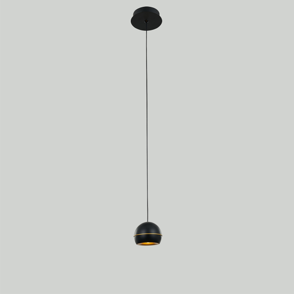 Светильник подвесной MD21001034 MD21001034-1A black/gold